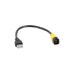 USB Adapter VW diverse Fahrzeuge LVDS gelb>USB-A 44-1324-006