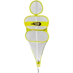 5er Pack POWERSHOT Fußballwand + Stange gelb/schwarz