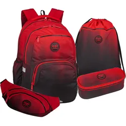 CoolPack CoolPack 4tlg. Rucksack-Set PICK 17 - Cranberry Koffer24