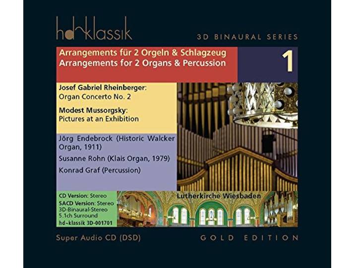 Arrangements for 2 organs & percussion