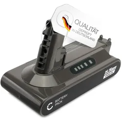 Cellonic Akku für Dyson V10 Origin, Absolute, Plus, Cyclone, series, Animal, Staubsauger Zubehör, Grau