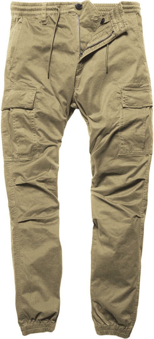 Vintage Industries Vince Cargo Jogger Hose 1036-darkkhaki-32