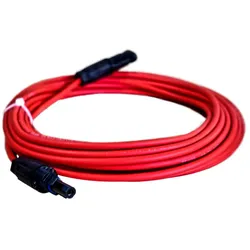 Solarkabel Verlängerungskabel 4mm2 mit Solarsteckern rot 45m DV-9031-FOT