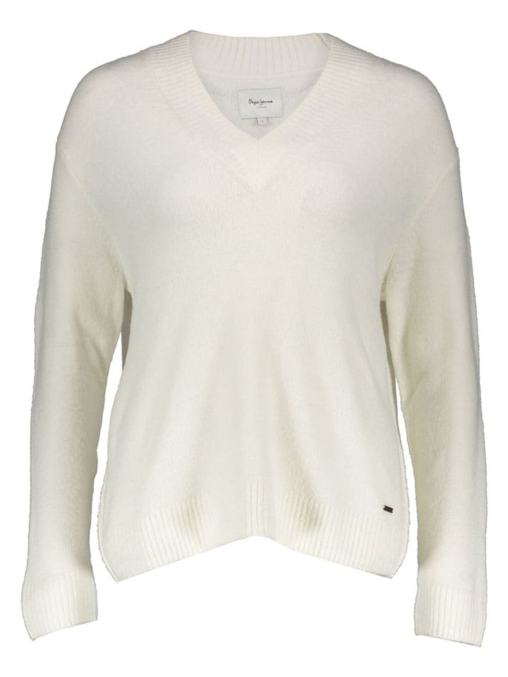 Pepe Jeans Pullover in Creme - S