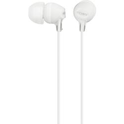 Sony MDR-EX15LP In Ear Kopfhörer kabelgebunden Stereo Weiß MDREX15LPW.AE