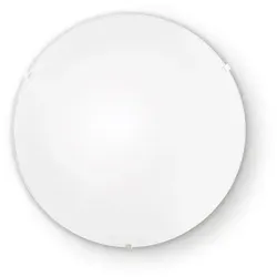 Ideal Lux Wand-/Deckenleuchte SIMPLY PL1, 1-flammig, E27, weiß IDEA-007960