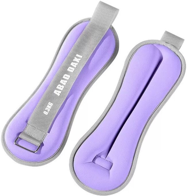 INF Lila Gewichtete Sandsäcke - 0,15 kg Paar für Knöchel & Handgelenk, Fitness- & Lauftraining