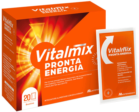 Vitalmix Pronta Energia Integratore Per Stanchezza Fisica e Mentale 20 Bustine