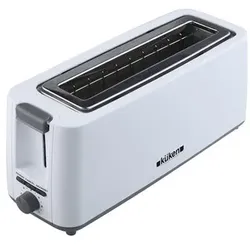 KUKEN Küken Toaster, 1 großer Schlitz, 900 W, Weiß