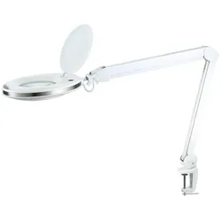 Rebel, Tischlampe, Microscope Tischleuchte mit Lupe 10W 6500K