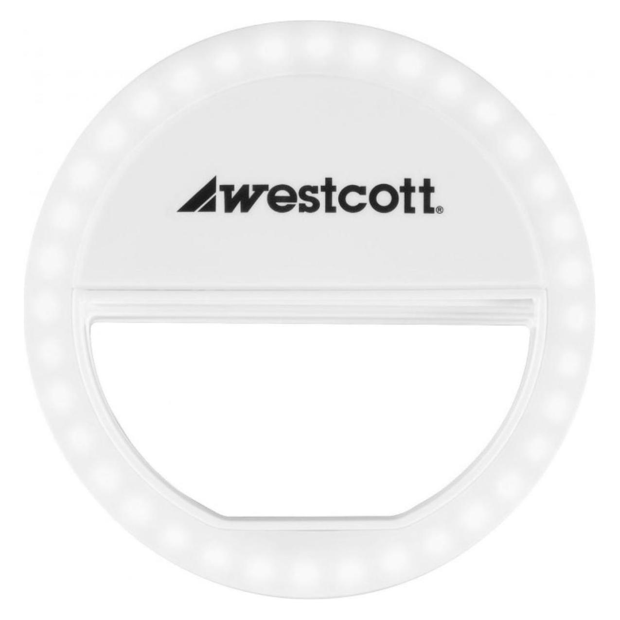 Westcott Universal Mini Ring Light für Mobiltelefone / Geräte (Ringlicht) (4350)