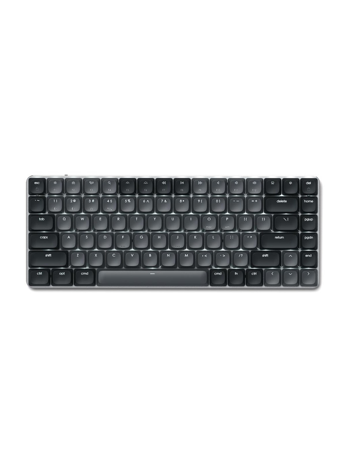 Satechi SM1 Slim Mechanical Backlit Bluetooth - Dark - Tastatur - Englisch (US) - Grau