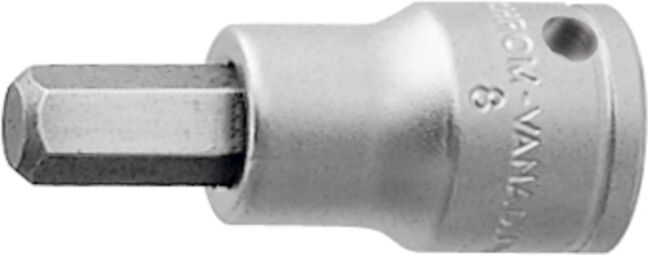 HOLEX Douille tournevis 6 pans, 3/8 pouce 6 mm (637620 6)