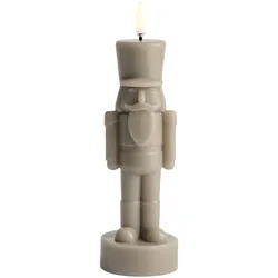 Uyuni LED Kerze Nutcracker sandstone 7x21cm