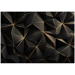 FOTOTAPETE Abstrakt Geometrisch Schwarz 350x250 cm