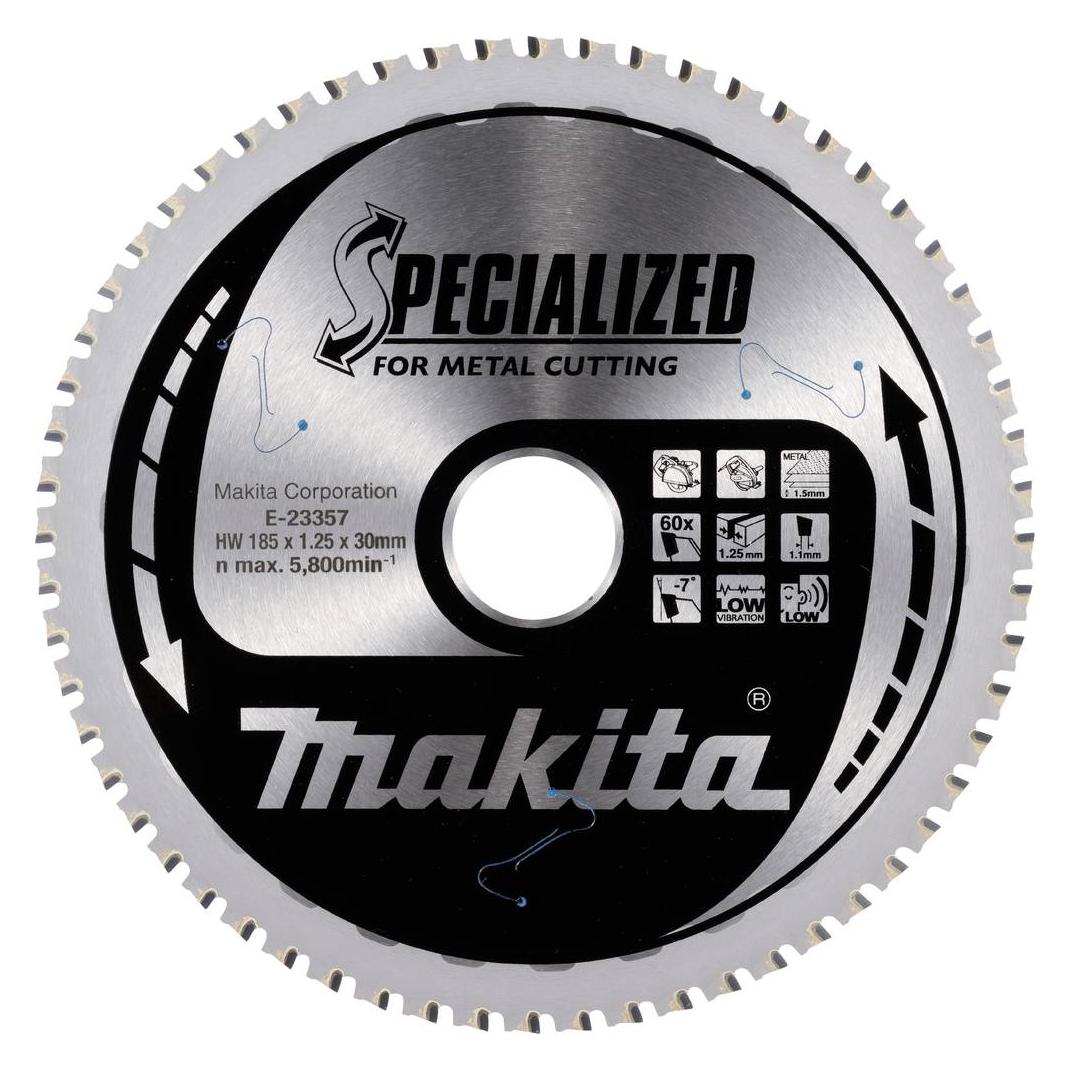 Makita E-23357 HM Metallsägeblatt 185x30x60Z (E-23357)