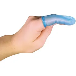 Detectaplast Gummi-Fingerlinge blau