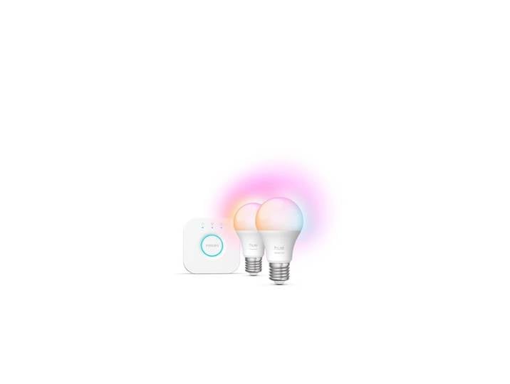 Philips Hue Essential starter kit: 2 E27 smart bulbs (806 lm)
