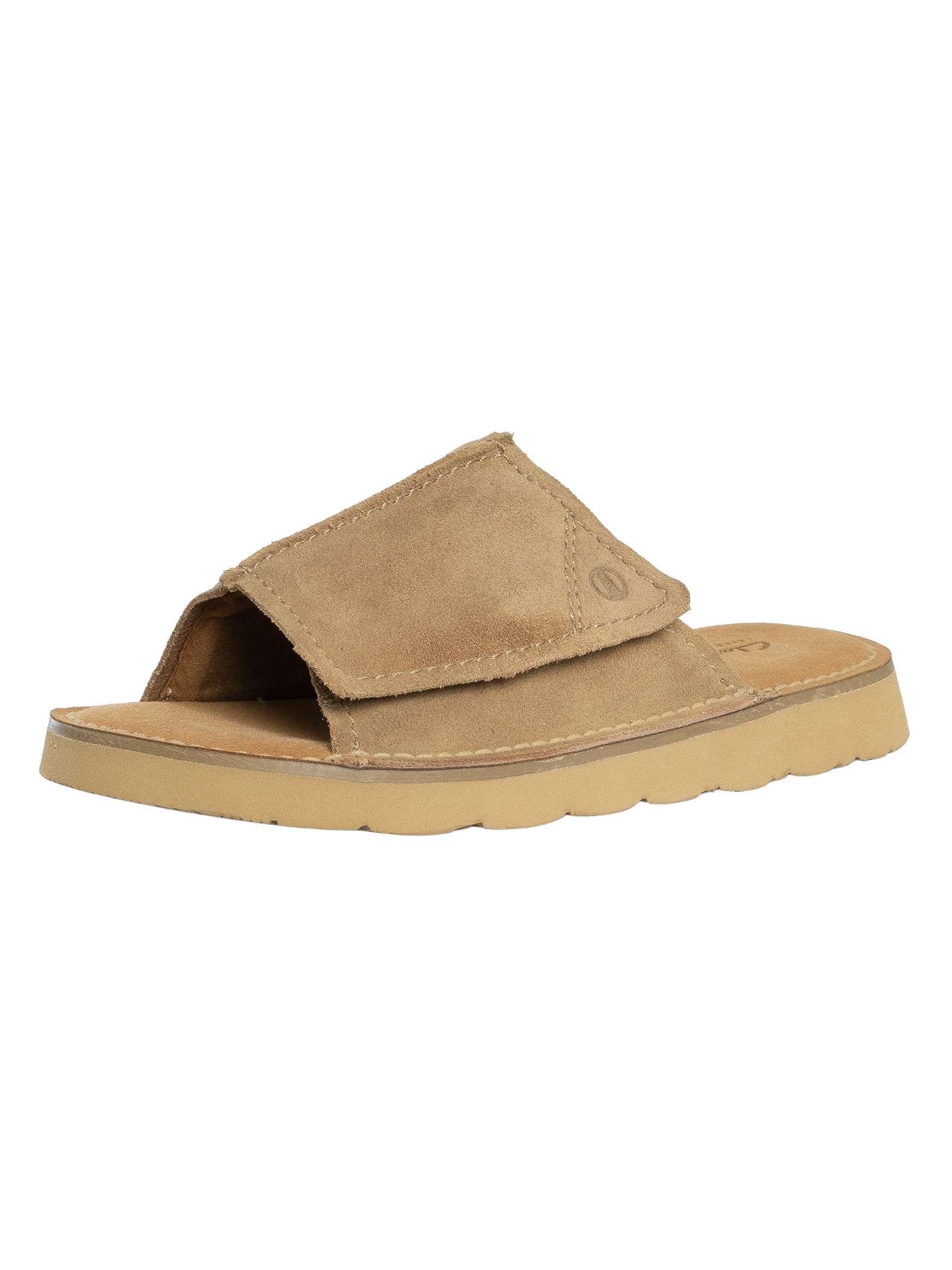 Clarks Solsbury Wildleder-Sandalen, Braun