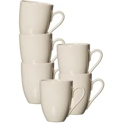 KAFFEEBECHER Cecina Beige 320 ml 6er Set