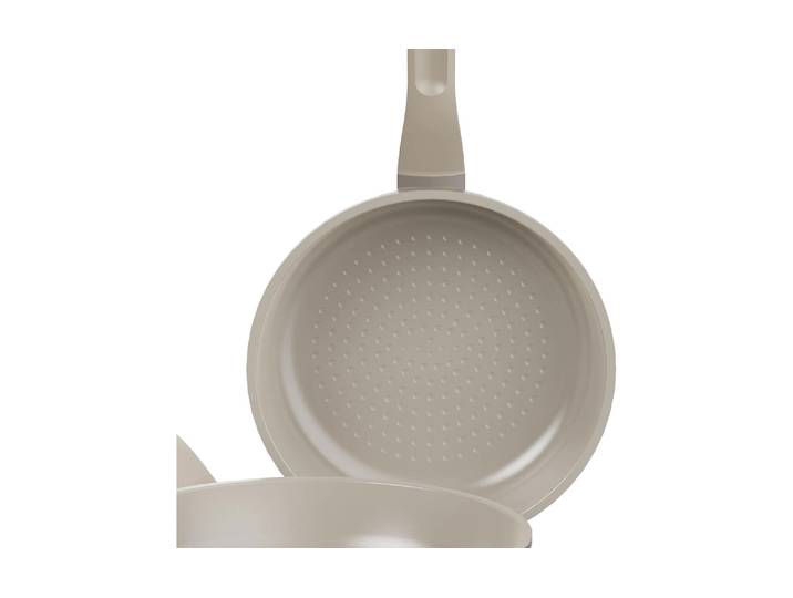 Pfannen-Set BERGHOFF Leo Dune 5-tlg. 0 cm , beige (sand), Pfannen, Pfannen-Set