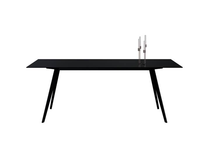 Esstisch Tame Glas schwarz B 100 T 200 cm