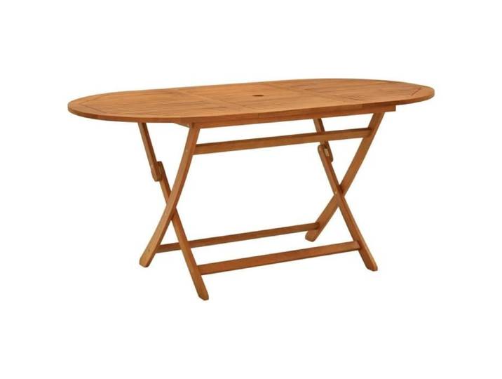 Viesurchoix Table pliable de jardin 160x85x75 cm Bois d'eucalyptus massif 117197