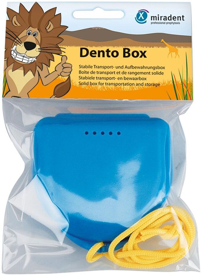 Miradent Zahnspangenbox Dento Box I blau