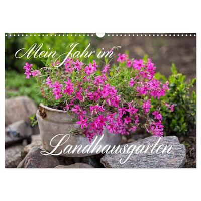 Mein Jahr im Landhausgarten (Wandkalender 2026 DIN A3 quer), CALVENDO Monatskalender