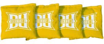 Skip's Garage Drexel Dragons Yellow Cornhole Bags