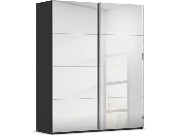 rauch Kleiderschrank Schrank Garderobe Schlafzimmerschrank SCALE-FYRA edle viergeteilte Türen, Spiegelfront und viele Farben MADE IN GERMANY