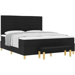 vidaXL, Boxspringbett, Nellie Lines design (180 x 200 cm)
