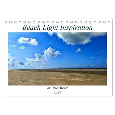 Beach Light Inspiration (Tischkalender 2027 DIN A5 quer), CALVENDO Monatskalender
