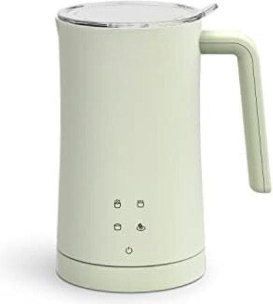 Elektrische melkopschuimer met automatische uitschakeling, 350 ml, groen