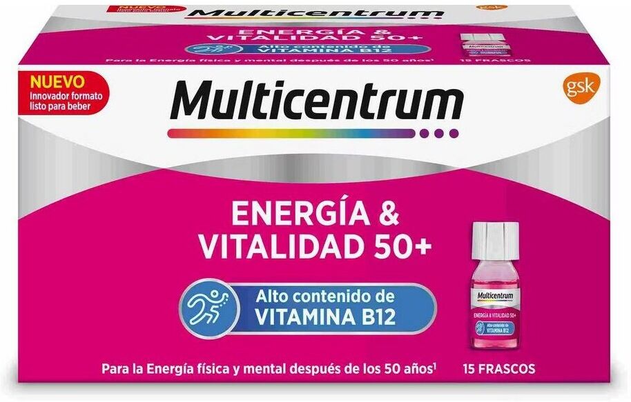 gsk Multicentrum Energy & Vitality Raspberry Flavor 15 Ampoules
