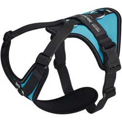 Julius-K9 K9 Longwalk light sele w/trackerpocket,Aquamarine,S (S, Hund, Spazieren), Halsband + Leine