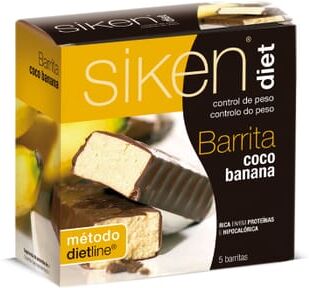 Siken BARRA DE COCO E BANANA 5 x 36g Coco-Banana