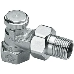 Heimeier Rücklaufverschraubung Regutec 035503000 Eck, 3/4", vernickelt, absperr-/regulierbar