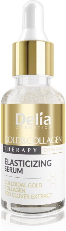 Delia Cosmetics Gold & Collagen Therapy serum for improved skin elasticity 30 ml