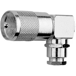 Telegärtner UHF Steckverbinder, Elektronikkabel + Stecker, Silber