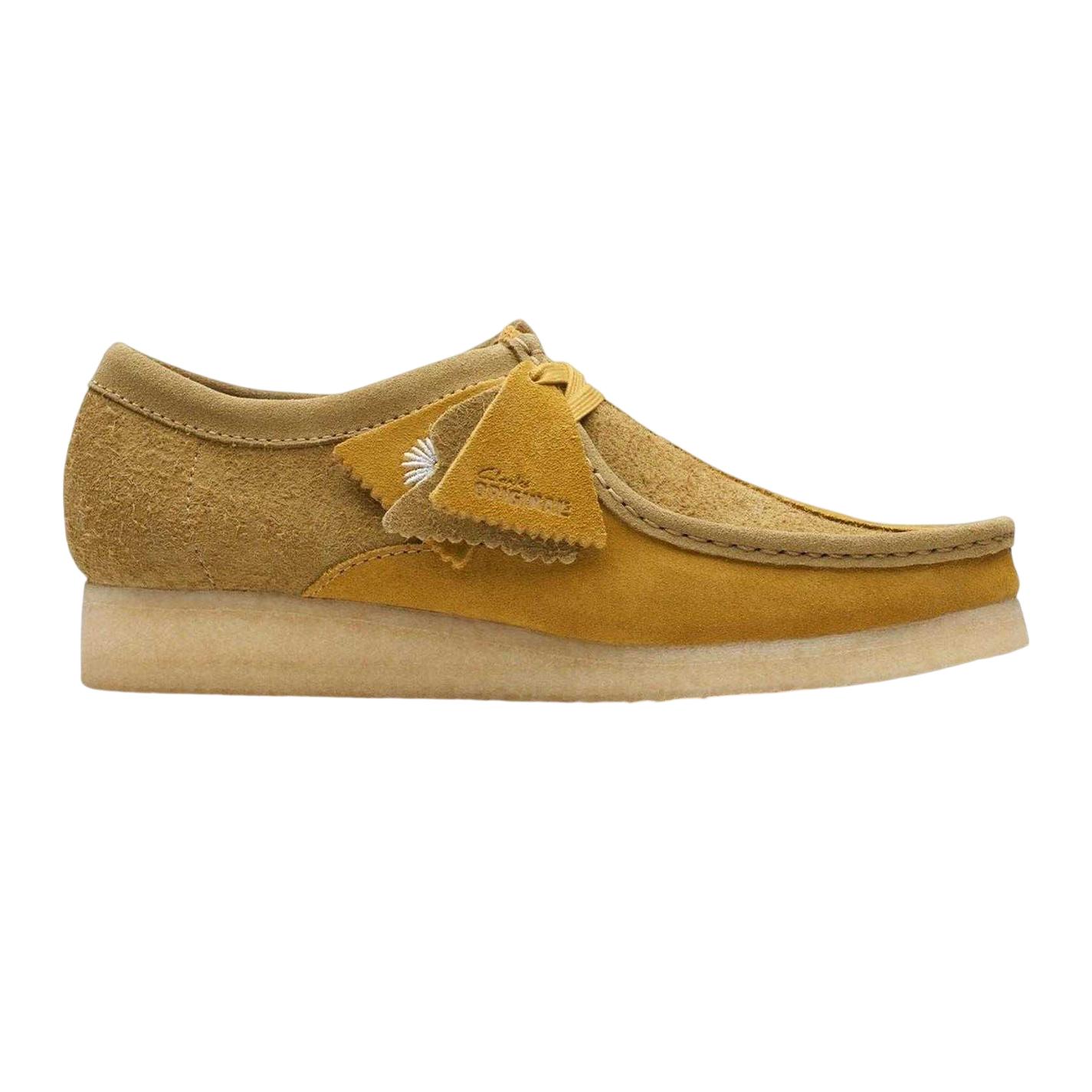 Clarks Originals Heren Wallabee Suede Schoenen (Olijf)