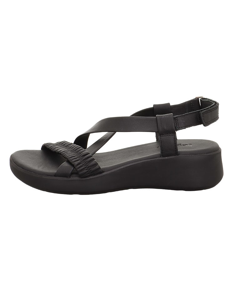 Legero Leder-Sandalen "Easy" in Schwarz - 37