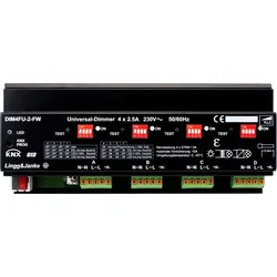 Lingg&Janke Universal-Dimmer 4-fach 4x2,5A/570W DIM4FU-2-FW
