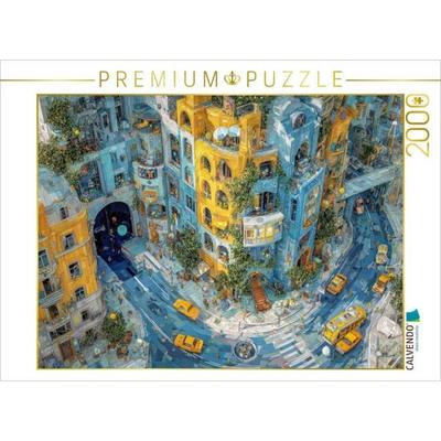 CALVENDO Puzzle Leben in der Stadt | 2000 Teile Lege-Größe 90x67cm Foto-Puzzle für glückliche Stunden