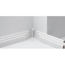 Parador Zubehör Montage Weiß Innenecken Typ 2 für Sockelleisten HL 1 / HL 2 / HL 3