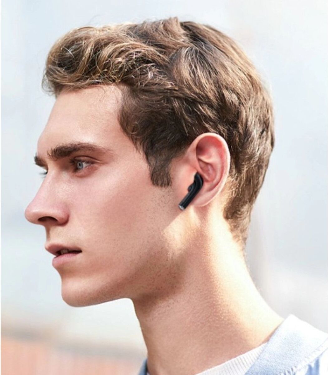 INF Écouteurs gaming Bluetooth 5.3 à faible latence avec écran LED et basses puissantes Le noir