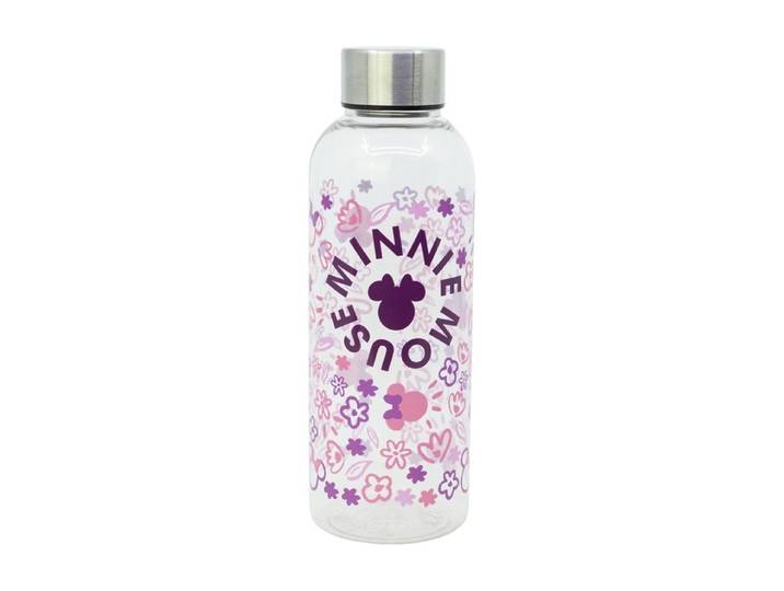 Grande bouteille plastique avec bouchon métal 850ml Disney Minnie