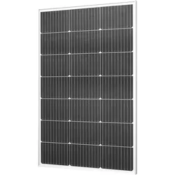 VEVOR Monokristalline Solarmodule 100W, PV-Modul mit MC4-Ausgangsleistung & Aluminiumrahmen, Solarpanel IP65 wasserdicht, Netzunabhängige Balkonkraftwerk für Autos, Boote, RVs & Flachdächer