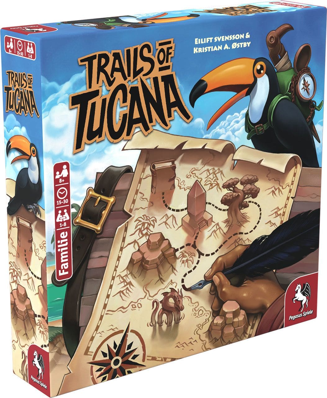 Pegasus 53150G Trails of Tucana Kartenspiel bis zu 8 Spielern ab 8 Jahr(e)