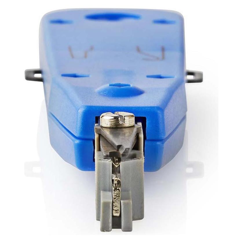 Nedis CCGP89555BU LSA Einsatzwerkzeug für Krones LSA und Steckdosenleisten, Blau (CCGP89555BU)